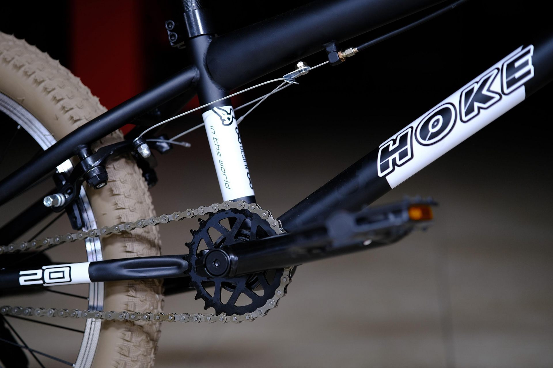 Задний переключатель -
 HOKE BMX Step L2 матовый чёрный